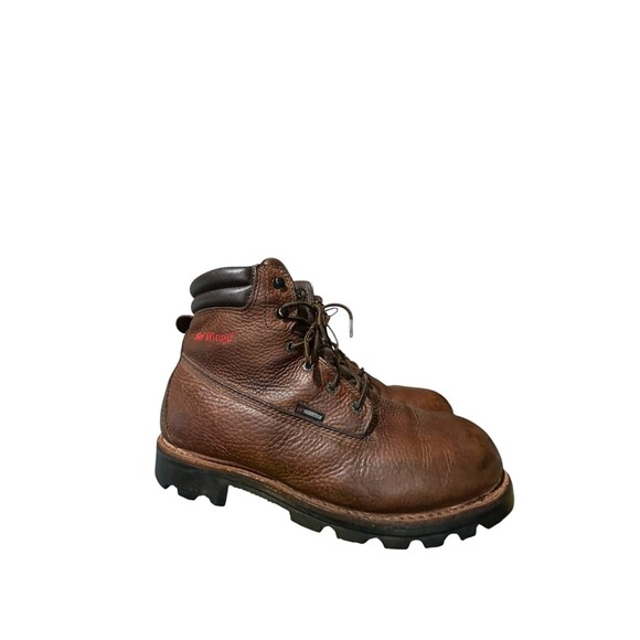 Red Wing Shoes Brown 1261 Waterproof Insulated Soft Toe Boot US 11.5 Vibram VTG main image 9